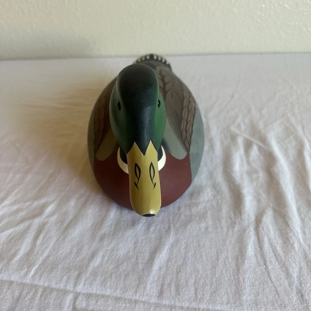 Vintage Hornick Bros Stoney Point Widgeon Duck Decoy Signed Raymond Hornick 1981